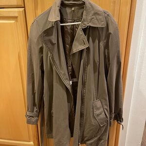 Women’s Calvin Klein Olive Lightweight Trench Coat